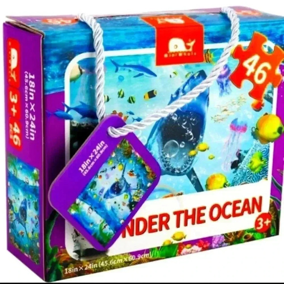 Educational marine puzzle. 46 piece. Ages 3+. New with tags. - Picture 1 of 4